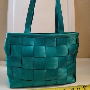 Harveys Emerald Green Seatbelt Purse